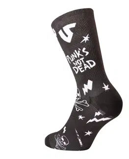 Pánske ponožky Ponožky Undershield Punk's Not Dead čierna 42/46
