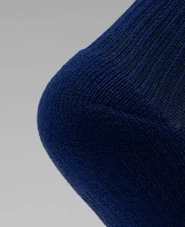 ponožky Set detských stredných bežeckých ponožiek Kiprun 500 tmavomodré 2 páry