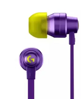 Slúchadlá Logitech G333 herné slúchadlá do uší, 3,5 mm, USB-C, fialové 981-000936