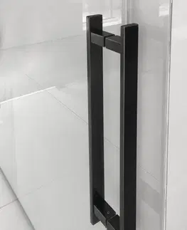 Sprchové dvere GELCO - VOLCANO BLACK obdĺžniková sprchová zástena 1600x1000mm L/P varianta GV1416GV3410