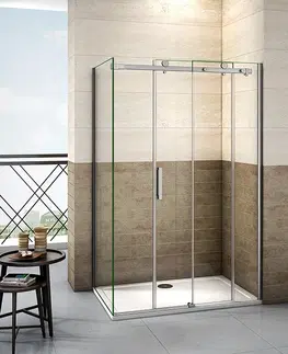 Sprchovacie kúty H K - Sprchovací kút DIAMOND 160x90cm L/P variant vrátane sprchovej vaničky z liateho mramoru SE- DIAMOND16090/SE-THOR-16090