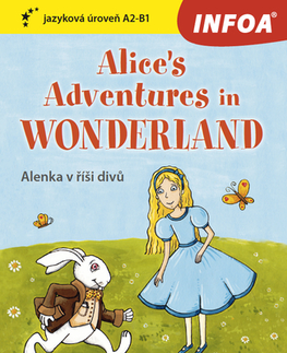 Zjednodušené čítanie Alice´s Adventures in Wonderland B1-B2 (Alenka v říši divů) - Zrcadlová četba - Lewis Carroll
