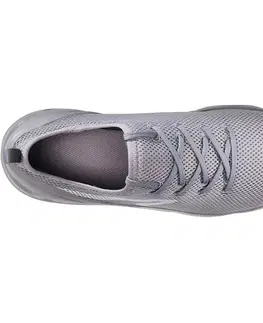 pánske tenisky Pánska obuv PW 100 na mestskú chôdzu sivá