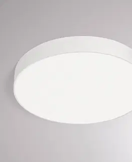 Vonkajšie stropné svietidlá Molto Luce Stropné svietidlo Molto Luce Bado IP54 SD, Ø 50 cm biela