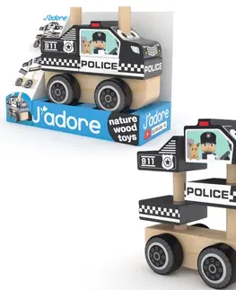 Hrajme sa na povolania J'ADORE Stohovacie policajné auto J’ADORE