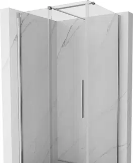 Sprchovacie kúty MEXEN/S - Velár sprchovací kút 130 x 80 cm, transparent, chróm 871-130-080-01-01