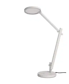 Stolové lampy na písací stôl Deko-Light LED lampa na písací stôl Adhara, biela