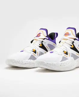 tenis Basketbalová obuv Los Angeles Lakers 900 NBA MID-3 unisex biela