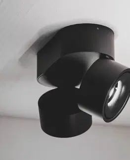 Bodové svetlá LOOM DESIGN LOOM DESIGN Aim LED stropné bodové svietidlo dvojsvetelné čierne