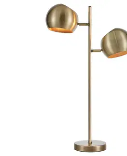 Lampy Markslöjd Markslöjd 108692 - Stojacia lampa EDGAR 2xE14/40W/230V zlatá 