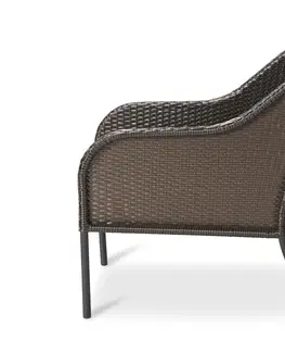 Outdoor Chairs Lounge kreslo s polyratanovým pletivom