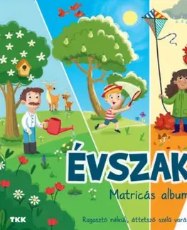 Nalepovačky, vystrihovačky, skladačky Évszakok - Matricás album