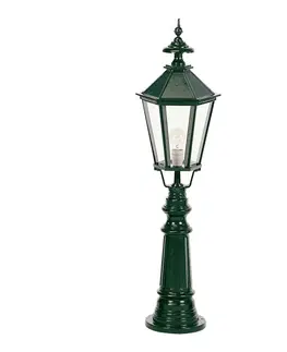 Osvetlenie príjazdovej cesty K.S. Verlichting Klasické chodníkové svietidlo Liverpool, zelené