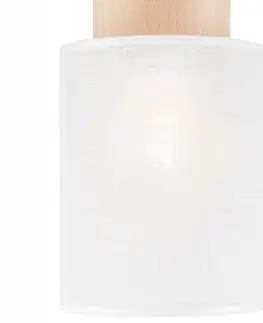Stropné svietidlá Envostar Envostar Asolita stropné svetlo látkové tienidlo biele