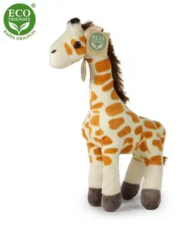 Plyšové hračky RAPPA - Plyšová žirafa 27 cm ECO-FRIENDLY