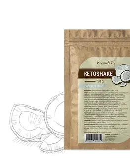 Ketodiéta Protein & Co. Ketoshake – 1 porcia 30 g PRÍCHUŤ: Chocolate brownie