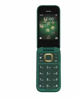Mobilné telefóny Nokia 2660 Flip, zelená