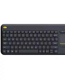 Klávesnice Logitech K400 Plus Wireless Touch Keyboard, black CZ 920-007151