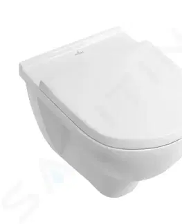 Záchody VILLEROY & BOCH - O.novo Závesné WC, DirectFlush, alpská biela 5660R001