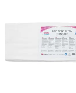 Kúpanie a hygiena New Baby Bavlnené Plienky Standard 70x80 Cm 10 Ks 