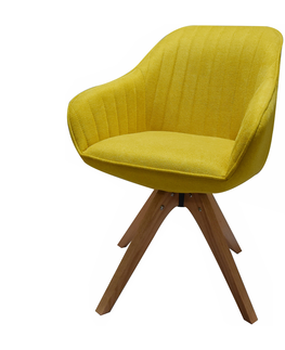 Jedálenské stoličky Jedálenská stolička žltá