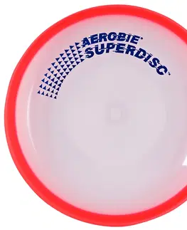 Frisbee Frisbee - lietajúci tanier AEROBIE Superdisc - červený
