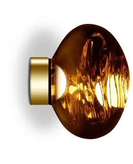 Nástenné svietidlá Tom Dixon Tom Dixon Melt Surface Mini nástenné LED zlatá