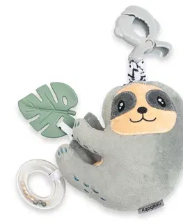 Plyšové hračky NEW BABY - Edukačná hrajúca plyšová hračka s klipom Sloth