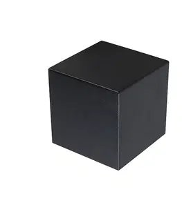 Nastenne lampy Moderné nástenné svietidlo čierne - Cube