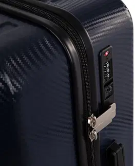 Batohy Sada 3ks cestovných kufrov na kolieskach Compactor Terra, S + L + XL, vrátane pumpy, váhy, zámok TSA, tmavomodré