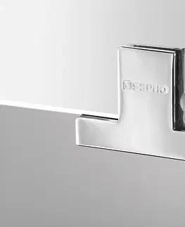 Kúpeľňový nábytok SAPHO - MIRRÓ galérka s LED osvetlením, 100x70x16cm, biela MC100-0030