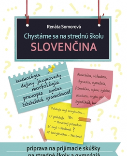 Prijímačky na stredné školy Chystáme sa na strednú školu – slovenčina – príprava na prijímacie skúšky na SŠ a gymnáziá - Renáta Somorová
