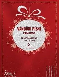 Hudba - noty, spevníky, príručky Vánoční písně pro 4 flétny 2. - Karel Studnička
