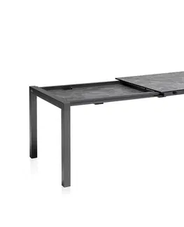 Stoly HPL rozťahovací stôl antracit150/210x95 cm