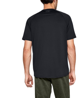 Pánske tričká Pánske tričko Under Armour Tech SS Tee 2.0 Steel Light Heather/Black - XL