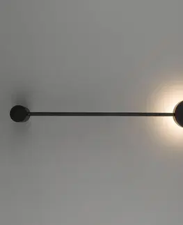 Nástenné svietidlá Euluna Nástenné svetlo Orbit I 40, čierna, 1-plameňové