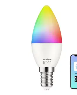 LED osvetlenie Niceboy ION SmartBulb RGB E14 6W SC-E14