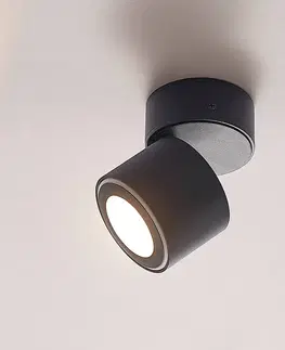 Bodové svetlá Lindby Lindby Lowie LED bodové svetlá, 1-plameňové čierna