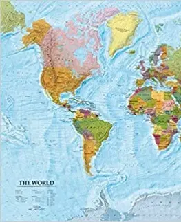 Sprievodcovia, mapy - ostatné Svet nástenná mapa politická Poster 1:40Mil