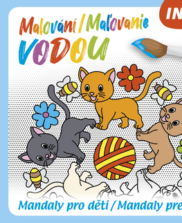 Nalepovačky, vystrihovačky, skladačky Malování / Maľovanie vodou: Mandaly pro děti / Mandaly pre deti
