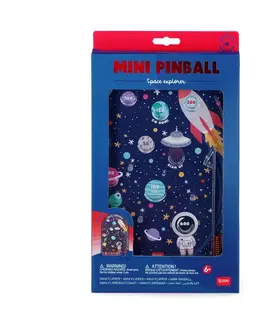 Technické hračky Legami Legami Mini prenosný Pinball Space