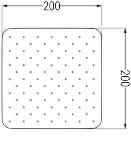 Sprchy a sprchové panely MEXEN/S - Seven sprchový stĺp vrátane sprchovej batérie Milo, čierna 71340262-70