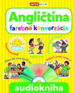 Jazykové učebnice - ostatné Angličtina Farebné konverzácia + CD