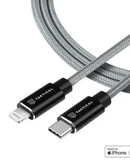 Dáta príslušenstvo Tactical kevlarový USB-C/Lightning MFI kábel, 1m 57983104175