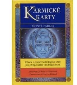 Astrológia, horoskopy, snáre Karmické karty - komplet - Monte Farber