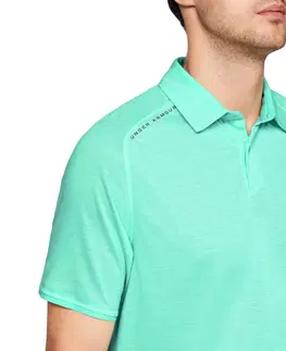 Pánske tričká Pánske tričko Under Armour Tour Tips Polo Neo Turquoise - L