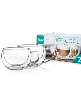 Hrnčeky a šálky 4Home Termo pohár na cappuccino Hot&Cool 280 ml, 2 ks