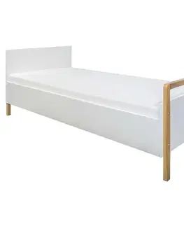 Jednolôžkové postele Detská posteľ Victor Biely 80x180