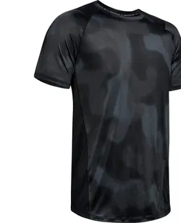 Pánske tričká Pánske tričko Under Armour MK1 SS Printed Black - S