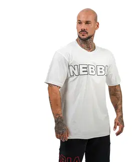 Pánske tričká Tričko s krátkym rukávom Nebbia Legacy 711 Red - XL